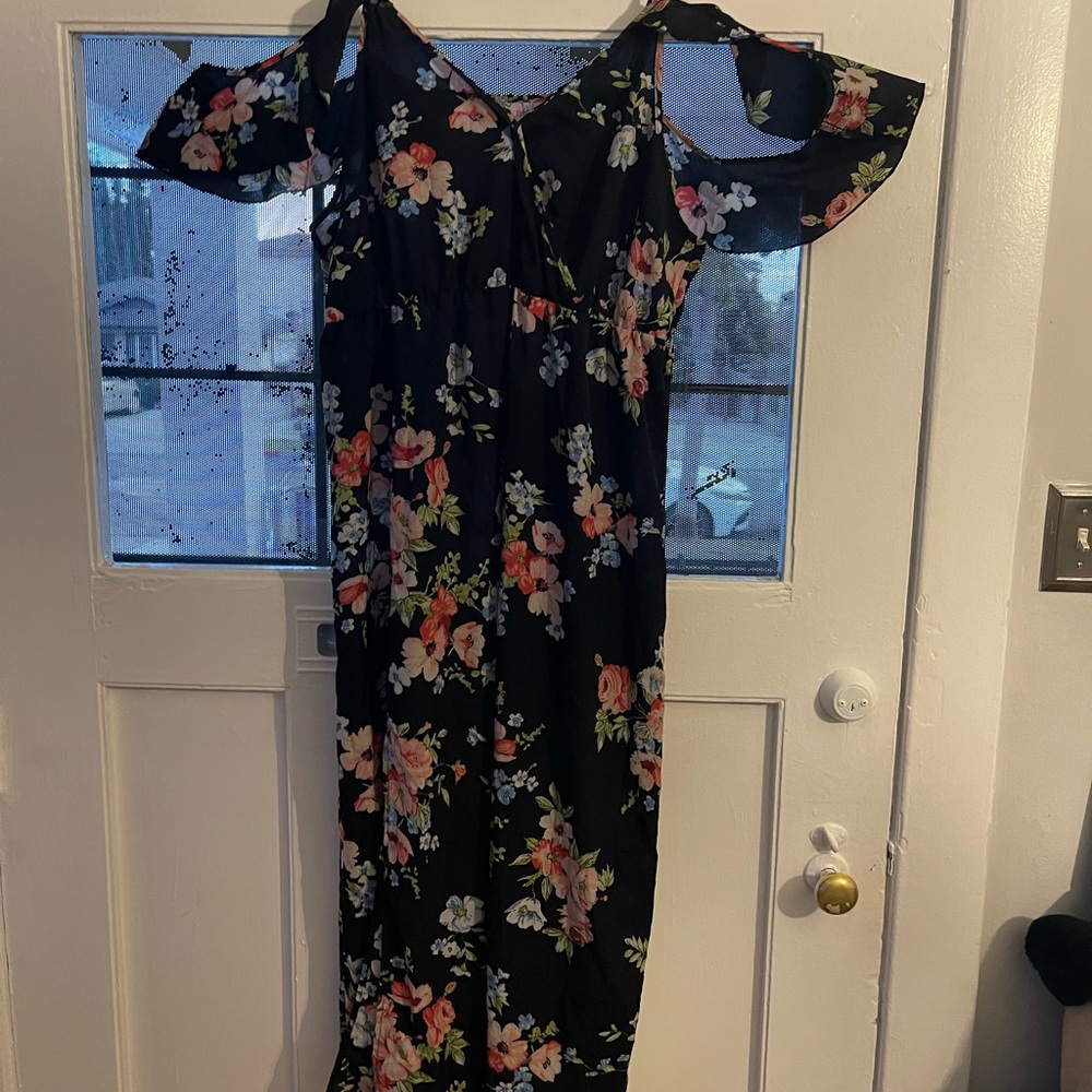Off the shoulder floral dress